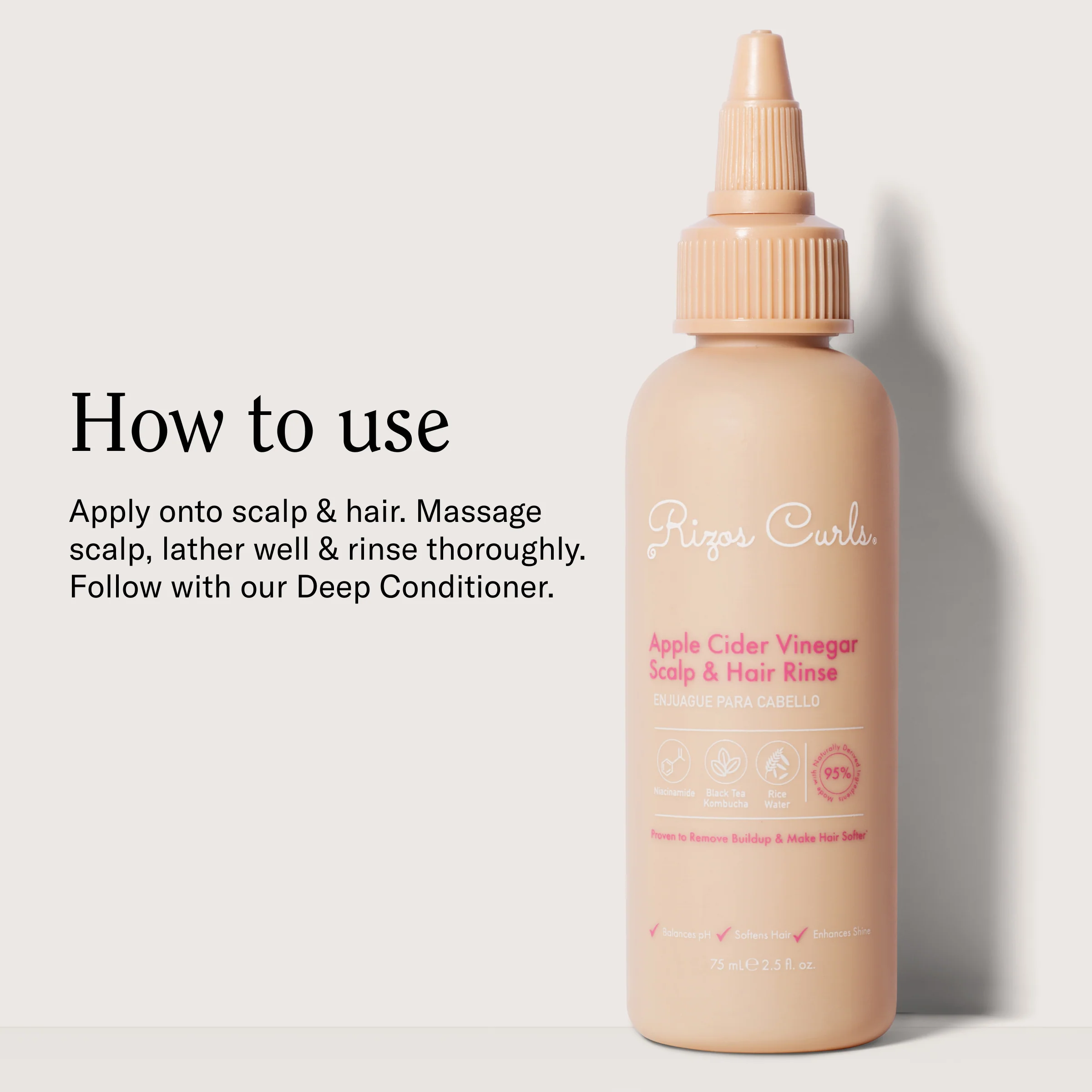 Travel Size Apple Cider Vinegar Scalp & Hair Rinse - Image 5