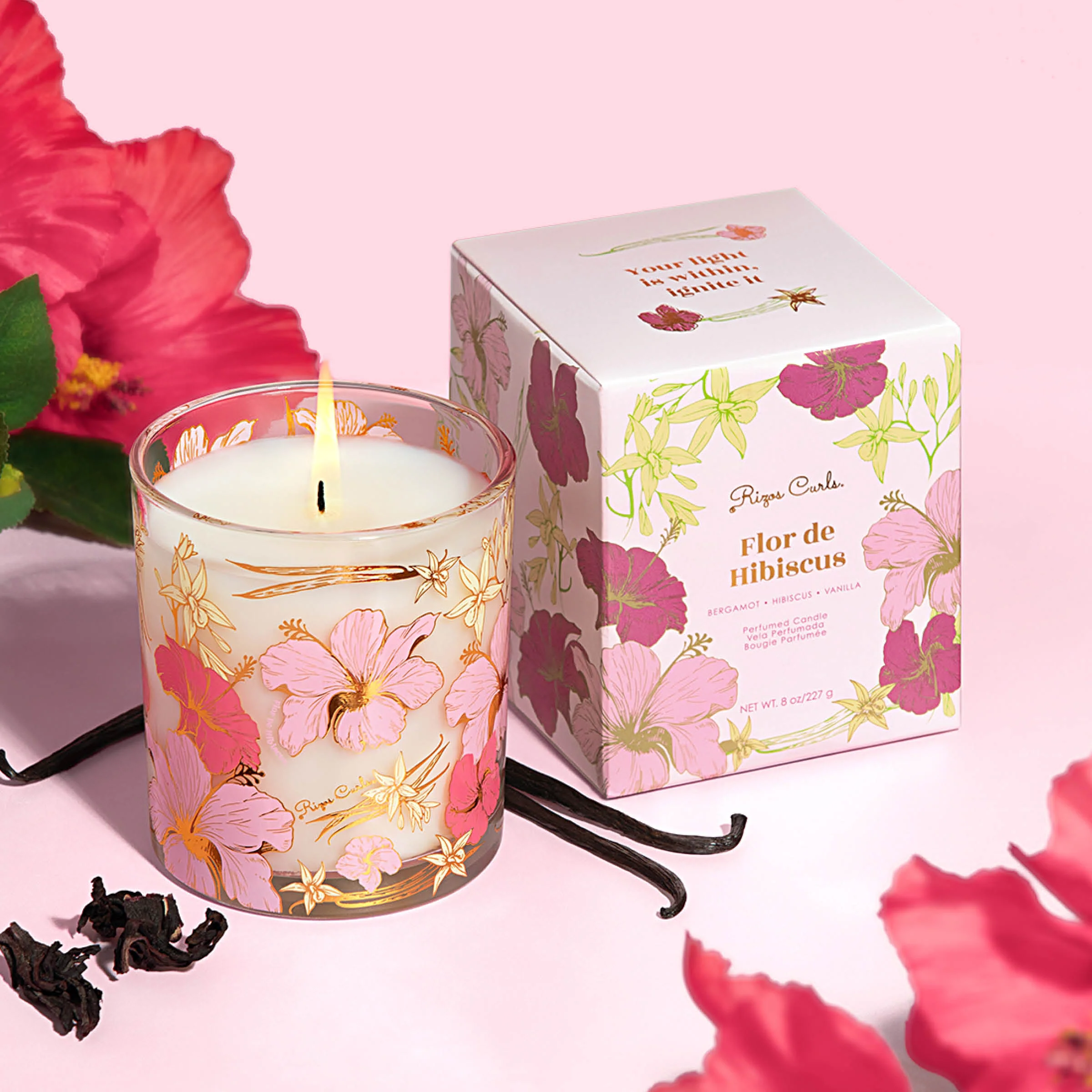 Flor de Hibiscus Scented Candle - Image 5