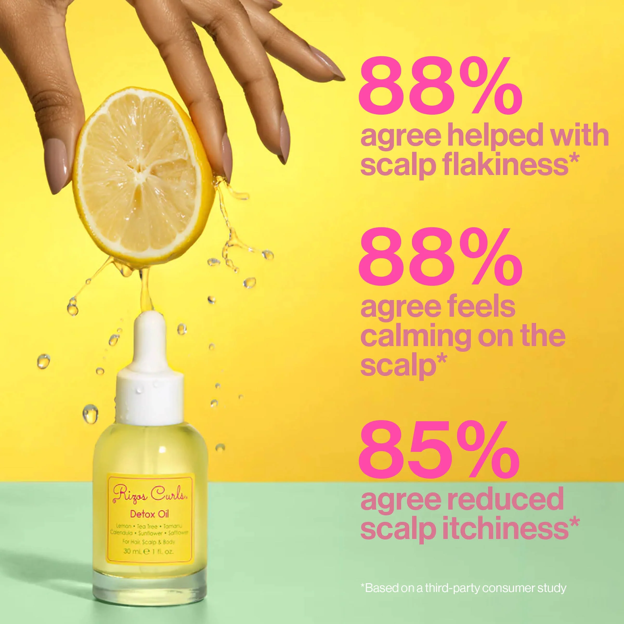 Detox Oil for Hair, Scalp & Body: Healing Tea Tree & Lemon for Scalp Health - Image 4