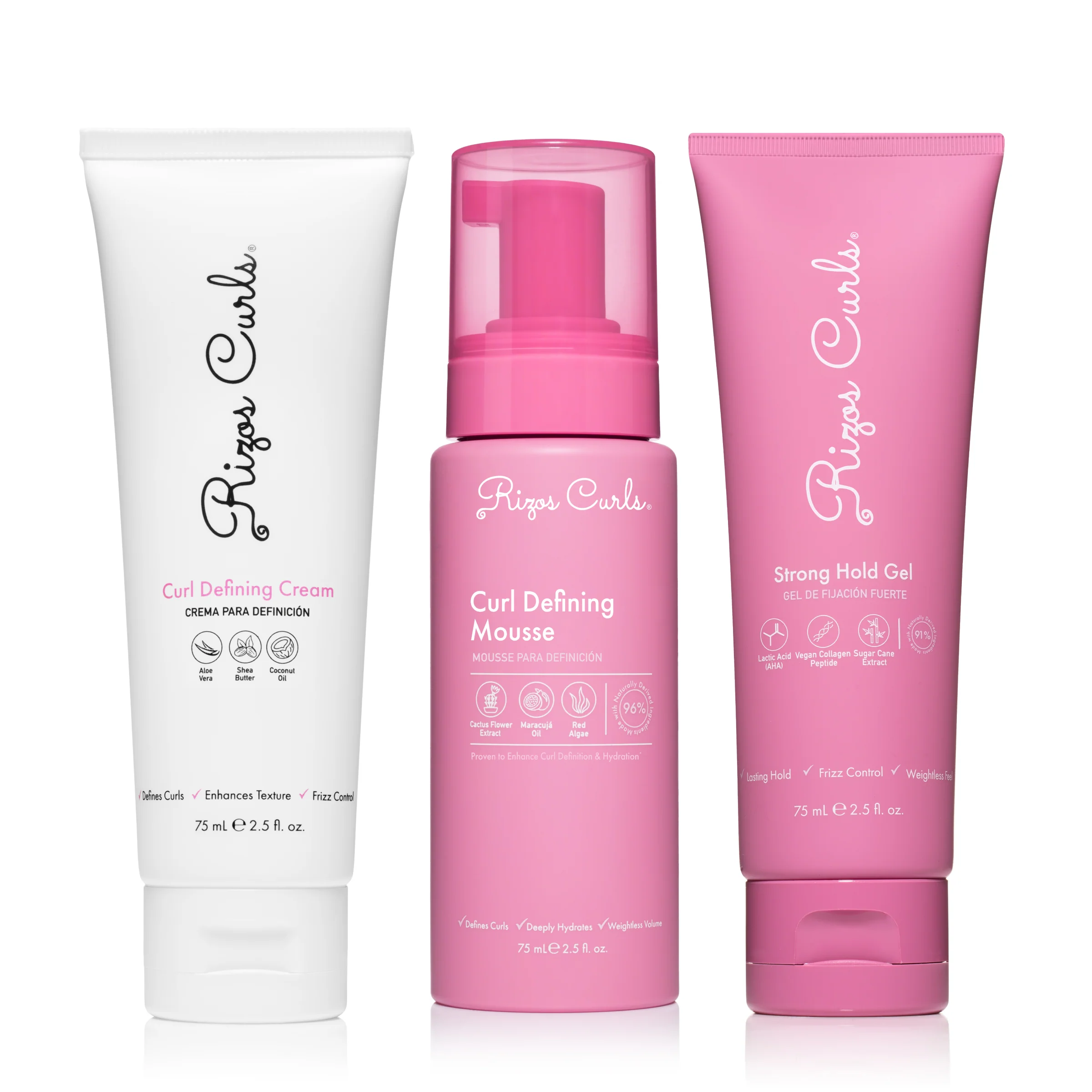 TikTok Exclusive Define & Hold Trio: Curl Def Cream, Mousse, Strong Gel - Image 2