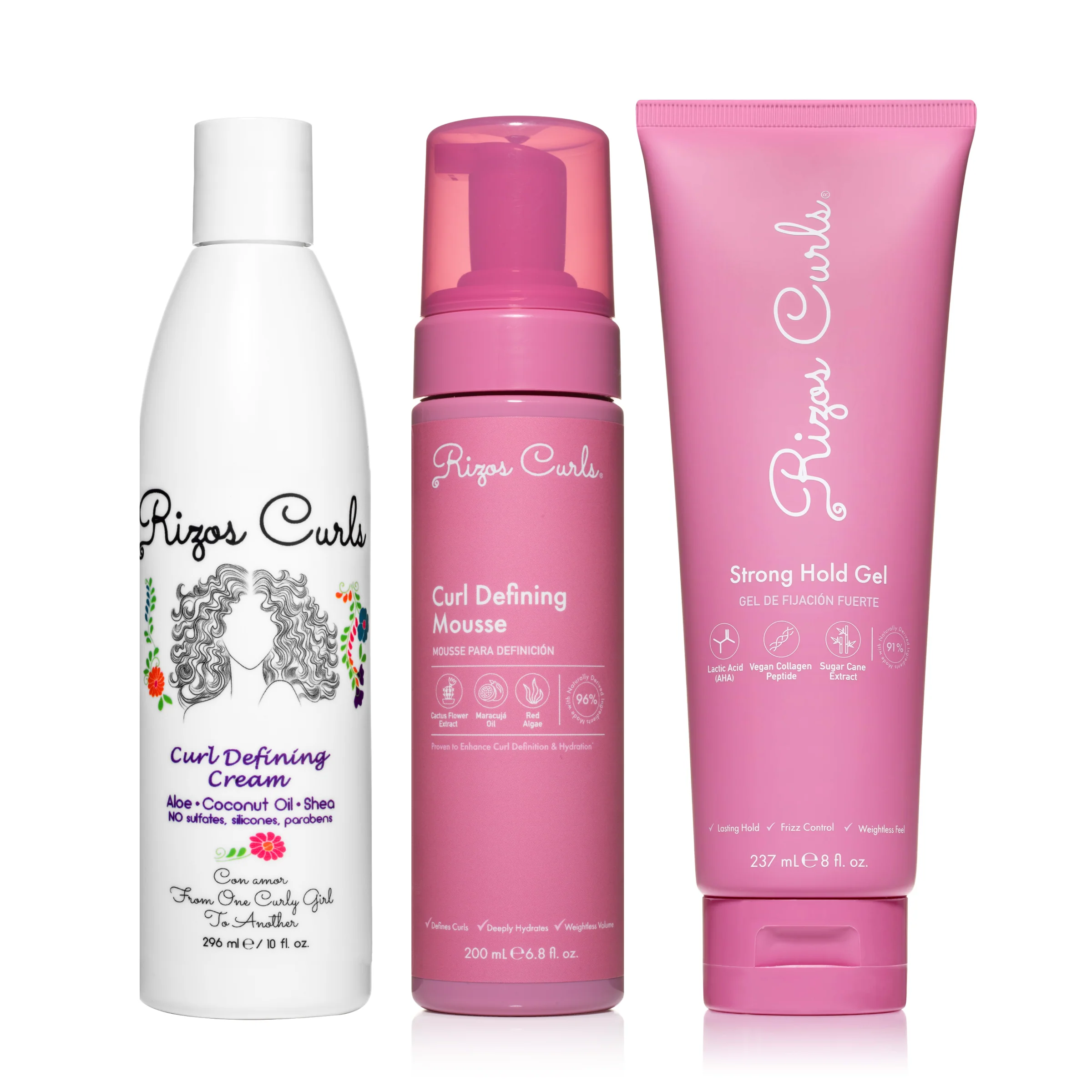 TikTok Exclusive Define & Hold Trio: Curl Def Cream, Mousse, Strong Gel - Image 3