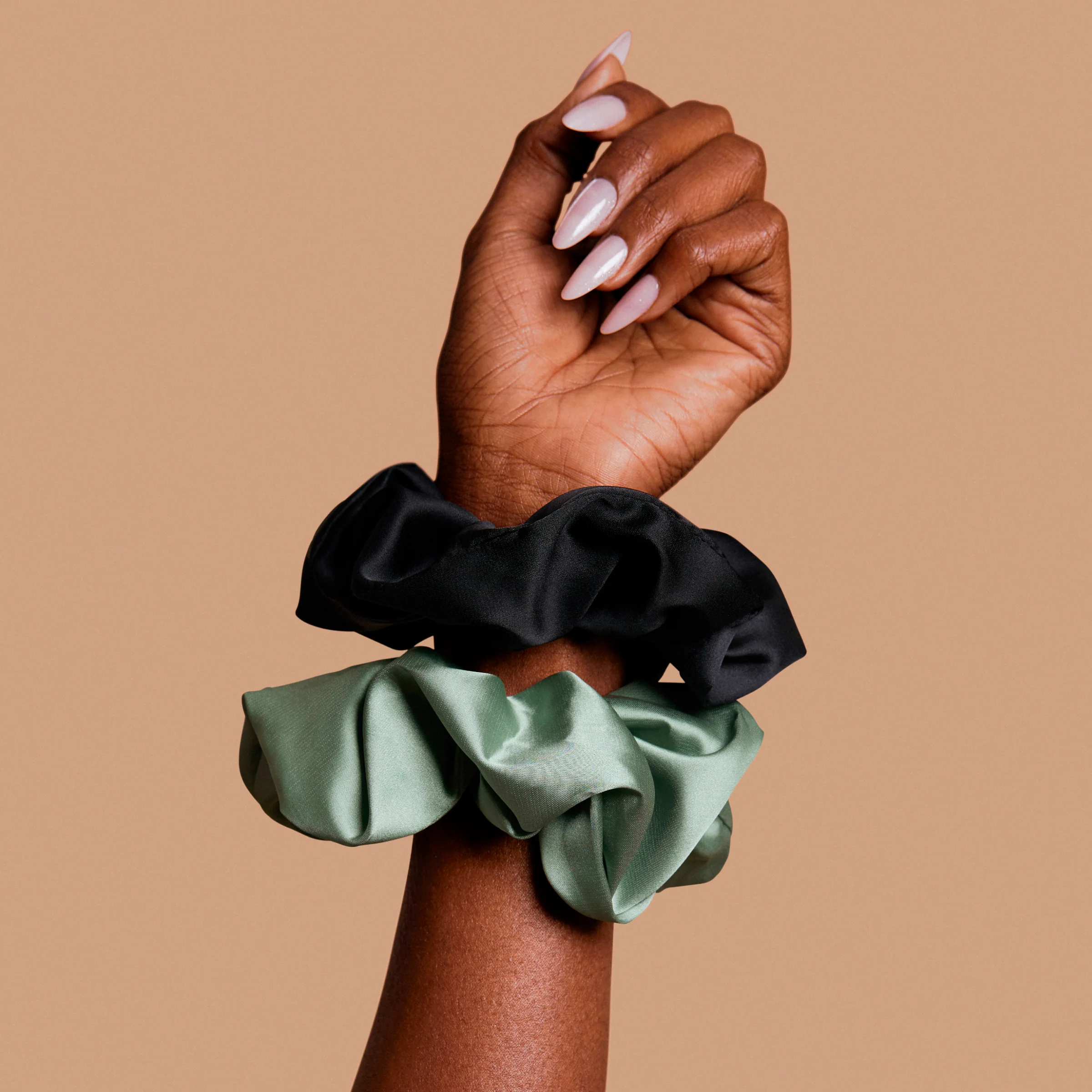 Vegan Silk Large Scrunchie - Image 3